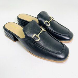 Saint G Savannah Black Mule Loafers Women’s Size 9/39